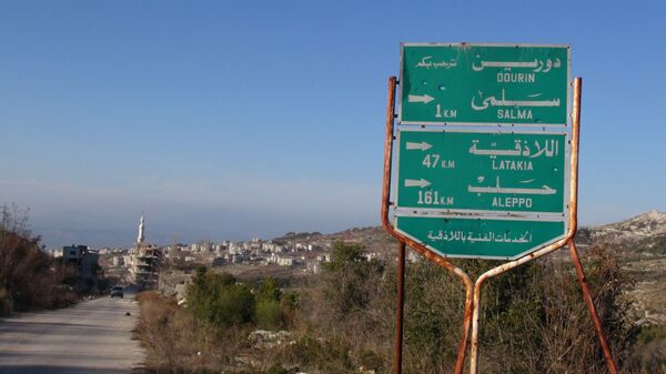 جزء من طريق حلب اللاذقية بعد تحريره - سبوتنيك عربي