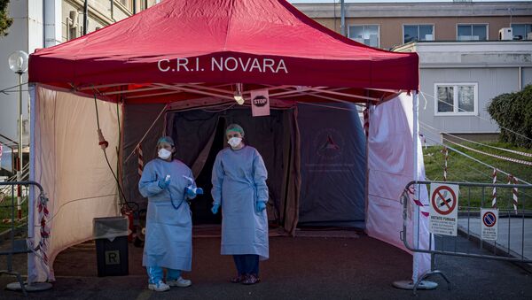 انتشار فيروس كورونا - نوفارا، إيطاليا 11 مارس 2020 - سبوتنيك عربي