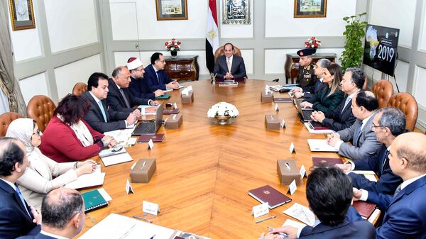 اجتماع الحكومة المصرية برئاسة الرئيس المصري عبد الفتاح السيسي - سبوتنيك عربي