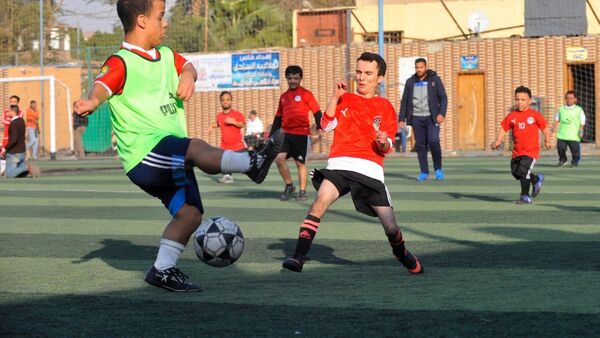 مبارة كرة قدم للأقزام في مصر - سبوتنيك عربي
