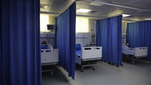  مشفى لاستقبال مرضى كورونا في الخليل في الضفة الغربية، فلسطين 15 مارس 2020 - سبوتنيك عربي