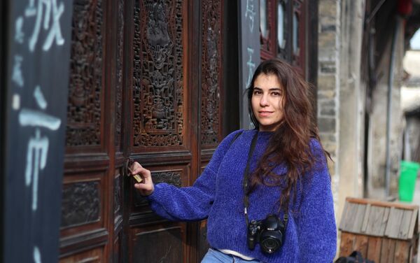 المخرجة السورية زينب علي في مدينة نانجينغ الصينية - سبوتنيك عربي