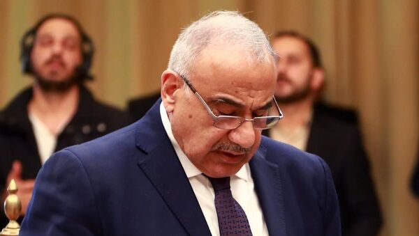 رئيس حكومة تصريف الأعمال العراقية عادل عبد المهدي - سبوتنيك عربي