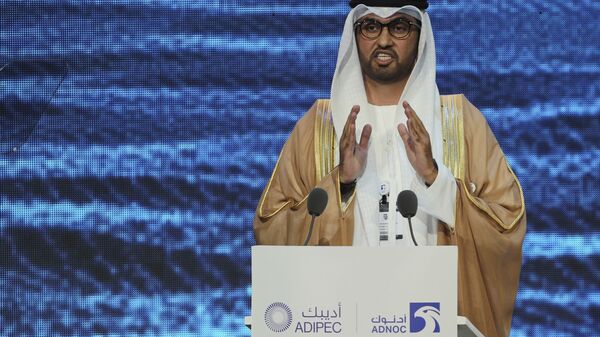 وزير الصناعة والتكنولوجيا المتقدمة الإماراتي، سلطان بن أحمد الجابر  - سبوتنيك عربي