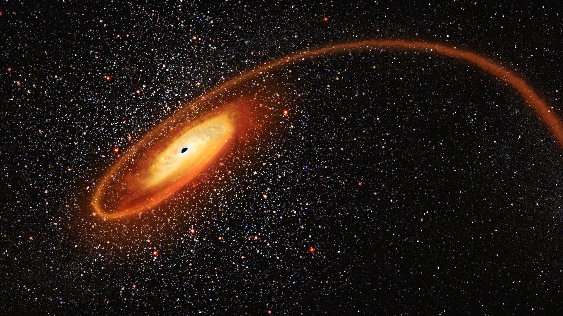 ثقب أسود يلتهم نجم - سبوتنيك عربي, 1920, 16.06.2022