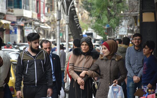 الحلبيون في زمن كورونا، حلب، سوريا - سبوتنيك عربي