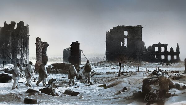 مركز ستالينغراد بعد التحرير من الغزاة النازيين، الحرب الوطنية العظمى 1941-1945 - سبوتنيك عربي