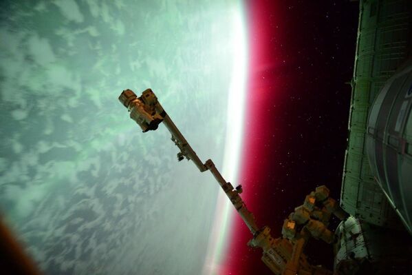 أضواء القطب الشمالي من محطة الفضاء الدولية - سبوتنيك عربي