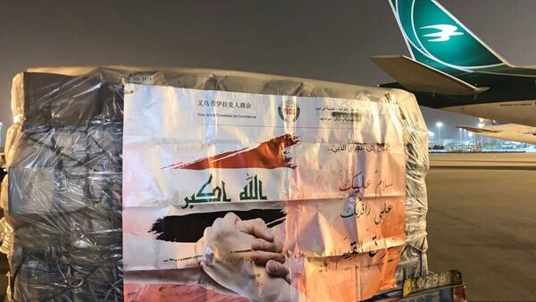 مساعدات طبية صينية تصل إلى مطار بغداد الدولي  - سبوتنيك عربي
