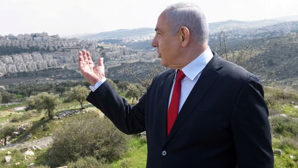 رئيس الوزراء الإسرائيلي بنيامين نتنياهو، المستوطنات، الضفة الغربية،  20 فبراير 2020 - سبوتنيك عربي