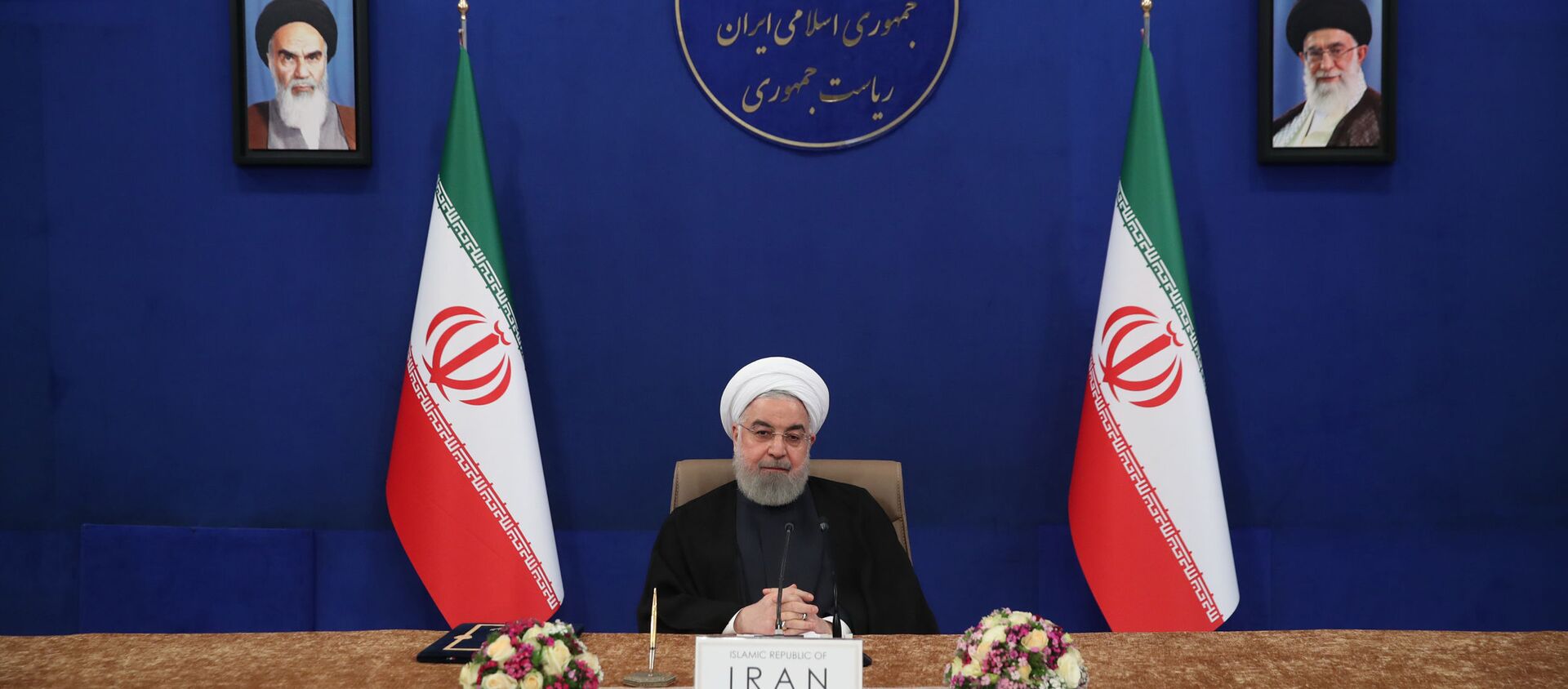  الرئيس الإيراني حسن روحاني، طهران، إيران 4 مايو 2020 - سبوتنيك عربي, 1920, 26.08.2020