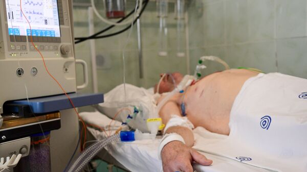 المستشفى السريري ف.ف. فينوغرادوفا المجهز لمعالجة مرضى كوفيد - 19 في موسكو، 12 مايو 2020 - سبوتنيك عربي