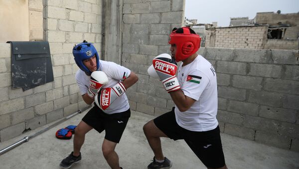 الملاكمان الأردنيان حسين وزيد عشيش - سبوتنيك عربي