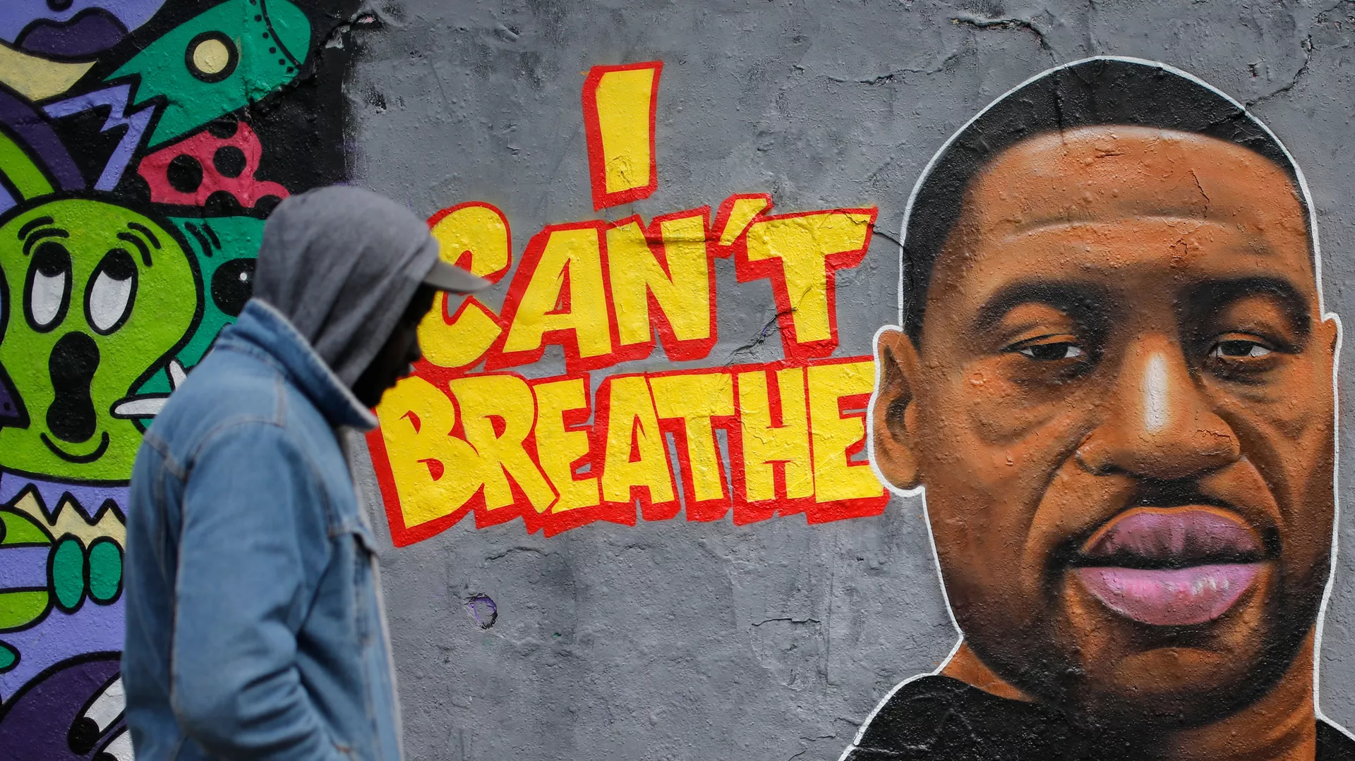  جدارية المواطن الأمريكي من أصول أفريقية، جورج فلويد، في برلين، ألمانيا 30 مايو 2020 - سبوتنيك عربي, 1920, 14.01.2023