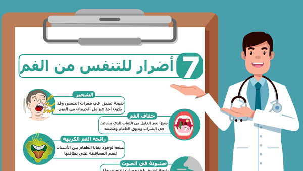 7 أضرار للتنفس من الفم - سبوتنيك عربي