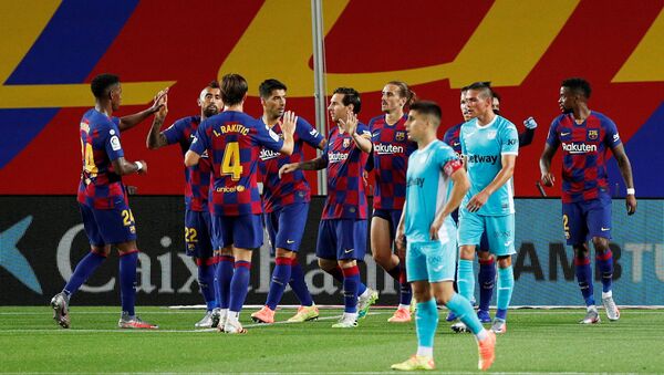 أهداف مباراة برشلونة وليغانيس (2-0) في الدوري الإسباني - سبوتنيك عربي