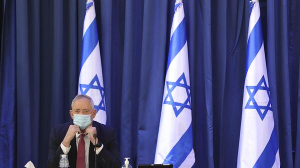  وزير الدفاع الإسرائيلي بيني غانتس، المستوطنات، الضفة الغربية، 21 يونيو 2020 - سبوتنيك عربي