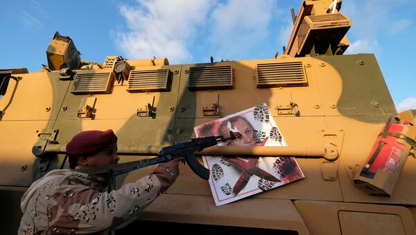 قوات الجيش الوطني الليبي (بقيادة الخليفة حفتر)، بنغازي ليبيا يناير 2020 - سبوتنيك عربي