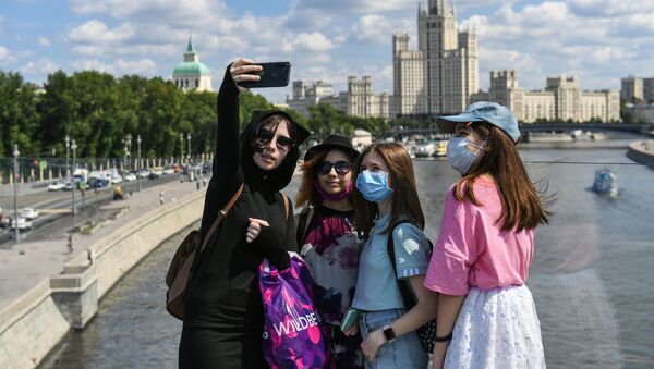 الصيف في موسكو - إعادة فتح حديقة زارياديه، 26 يونيو 2020 - سبوتنيك عربي