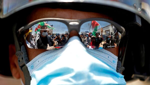 مظاهرات ضد خطة الضم الإسرائيلية، المستوطنات، الضفة الغربية، 26 يونيو 2020 - سبوتنيك عربي