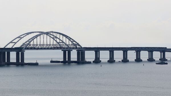 إطلاق قطار الشحن على جسر القرم، 30 يونيو 2020 - سبوتنيك عربي