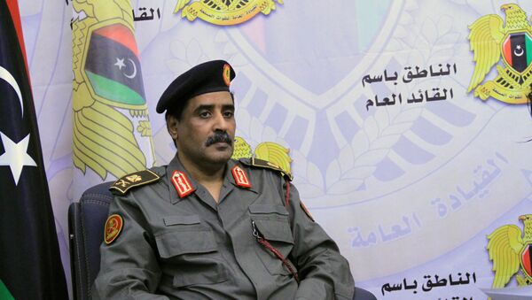 الناطق الرسمي باسم القائد العام للجيش الوطني الليبي اللواء أحمد المسماري - سبوتنيك عربي