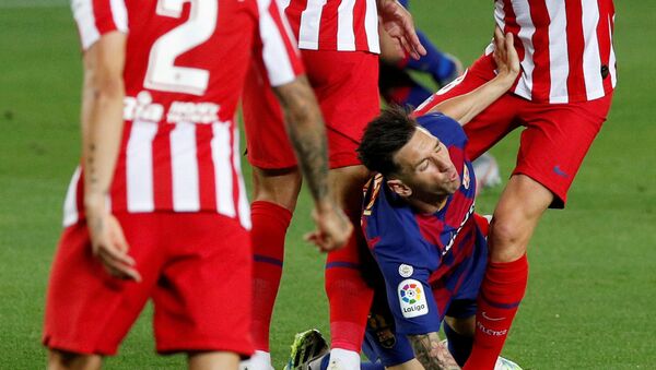 مباراة برشلونة وأتلتيكو مدريد 2-2 في الدوري الإسباني - سبوتنيك عربي