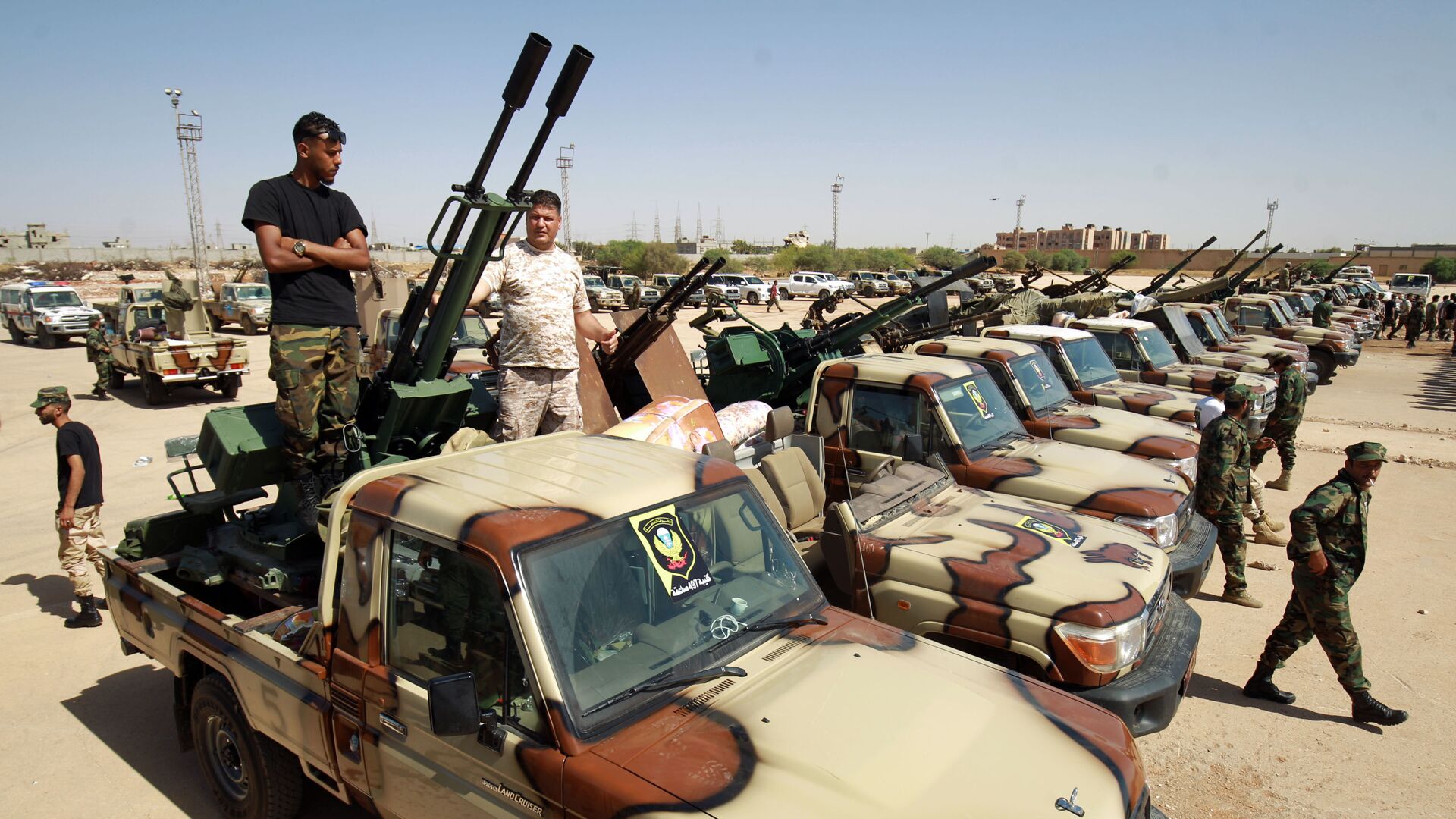 قوات الجيش الوطني الليبي (بقيادة الخليفة حفتر)، بنغازي ليبيا يونيو 2020 - سبوتنيك عربي, 1920, 14.09.2021