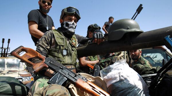 قوات الجيش الوطني الليبي (بقيادة الخليفة حفتر)، بنغازي ليبيا يونيو 2020 - سبوتنيك عربي