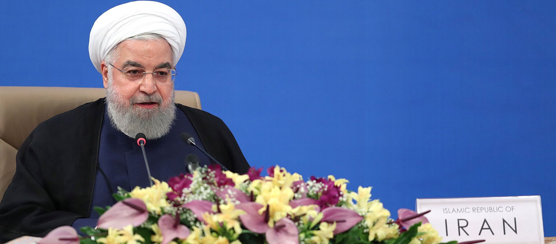 الرئيس الإيراني حسن روحاني،  يونيو 2020 - سبوتنيك عربي, 1920, 18.02.2021