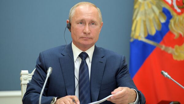 الرئيس الروسي فلاديمير بوتين،  يونيو 2020 - سبوتنيك عربي