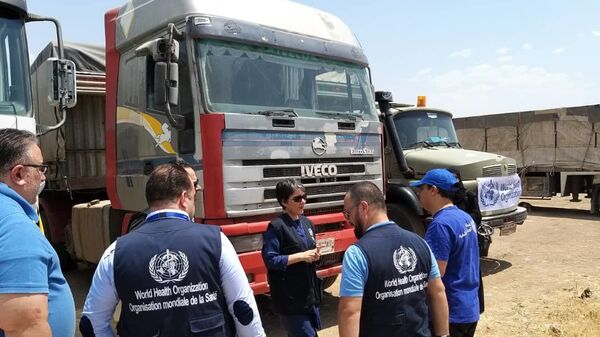 منظمة الصحة العالمية توصل 85 طنا من المستلزمات الطبية إلى محافظة الحسكة السورية - سبوتنيك عربي