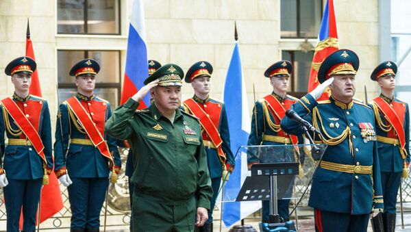 الجيش الروس و وزير الدفاع الروسي  سيرغي شويغو - سبوتنيك عربي